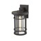 Z-Lite Jordan 1 Light Outdoor Wall Sconce, Oil Rubbed Bronze And Clear Seedy 570B-ORB - alternate 2